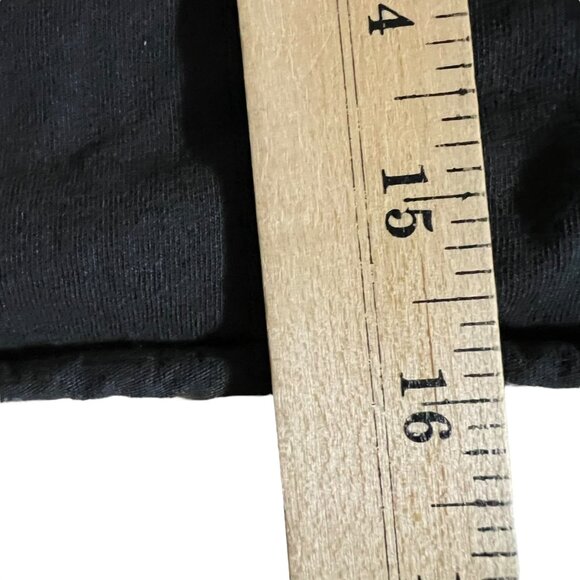 Originality Brand ‎ Black Cropped T-Shirt With Daisy Smiley Face Small - Picture 5 of 6